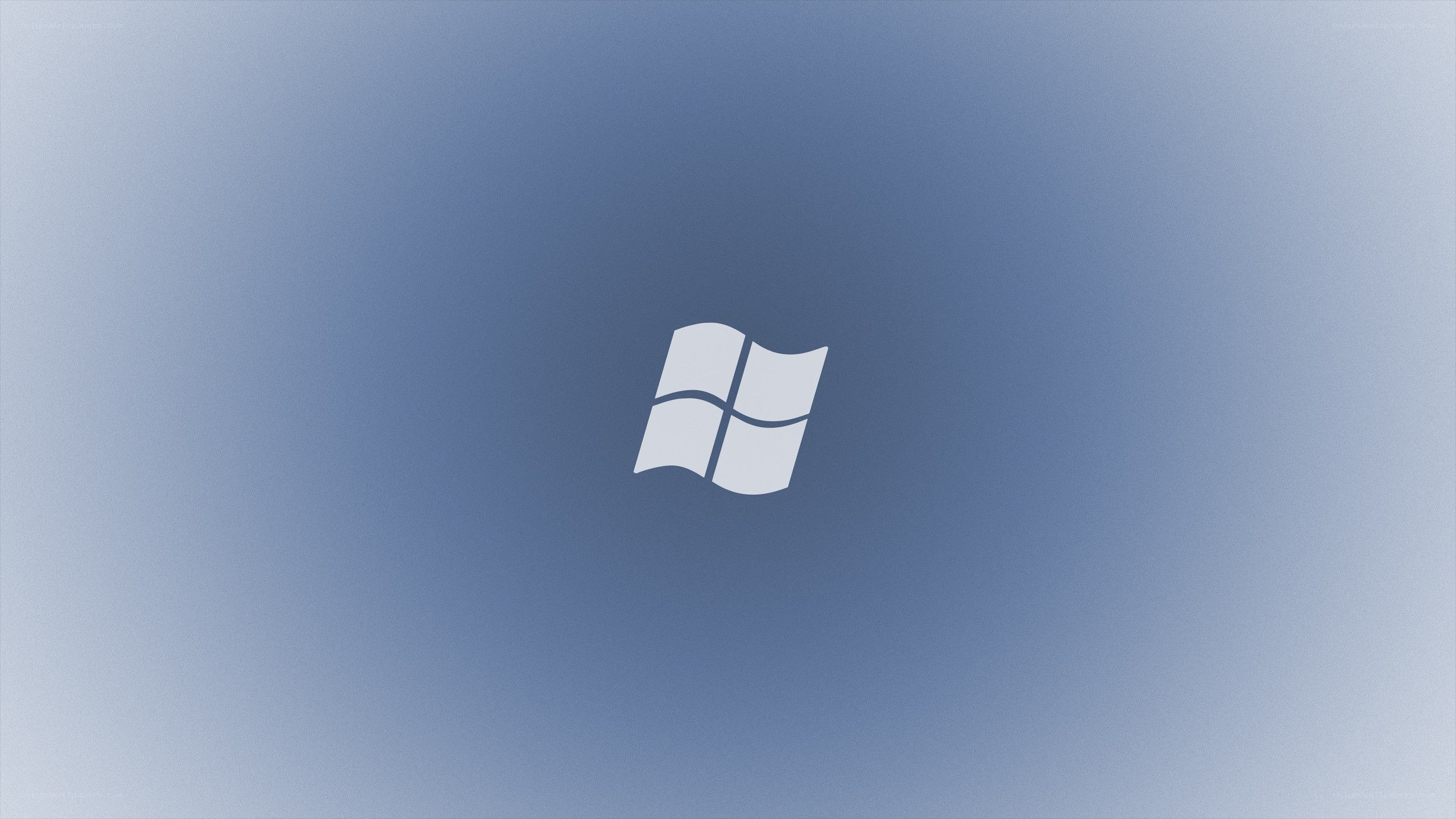Windows logo on blue background