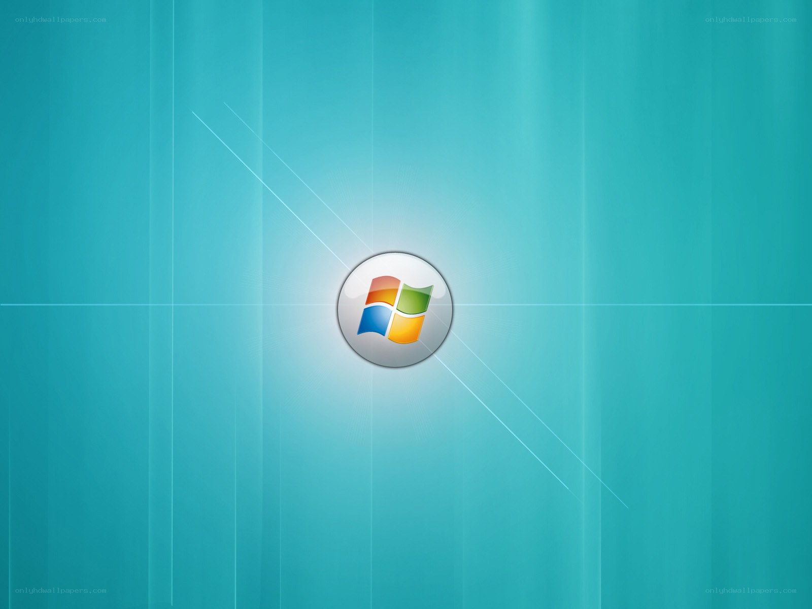 Windows logo on blue background