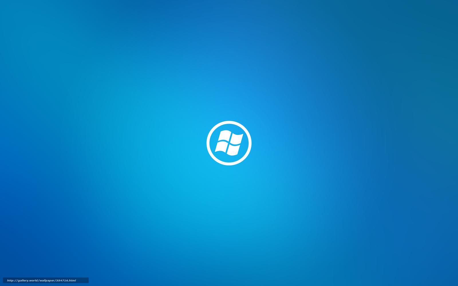 Windows logo on blue background