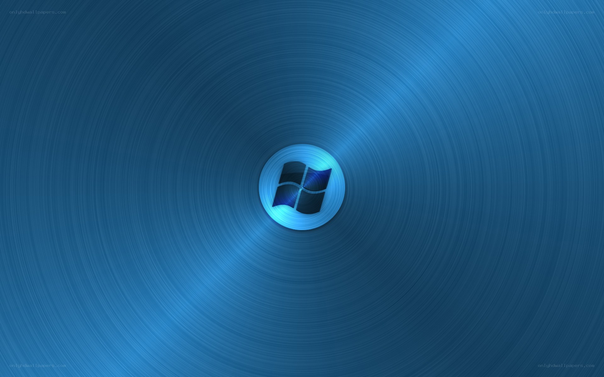 Windows logo on blue background