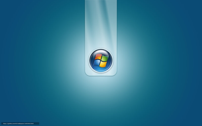 Windows Logo on Blue Background — Calm, Digital Art, Blue Gradient