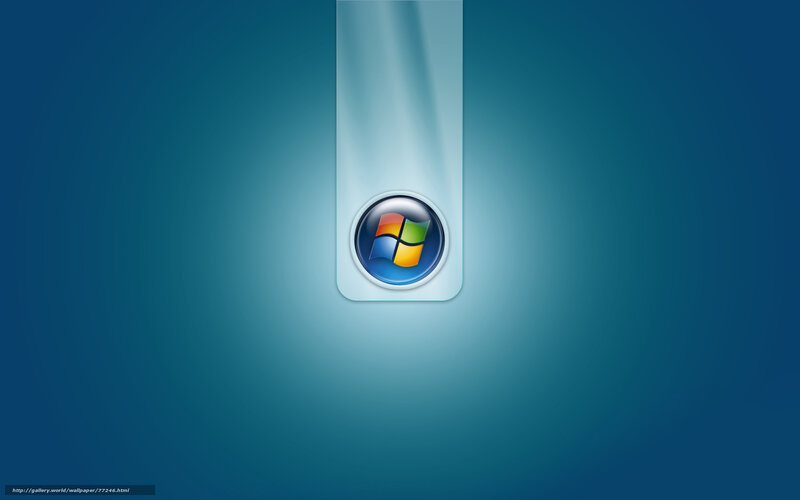 Windows Logo on Blue Background — Calm, Digital Art