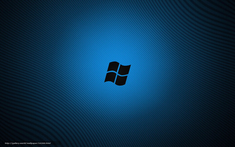 Windows logo on blue background