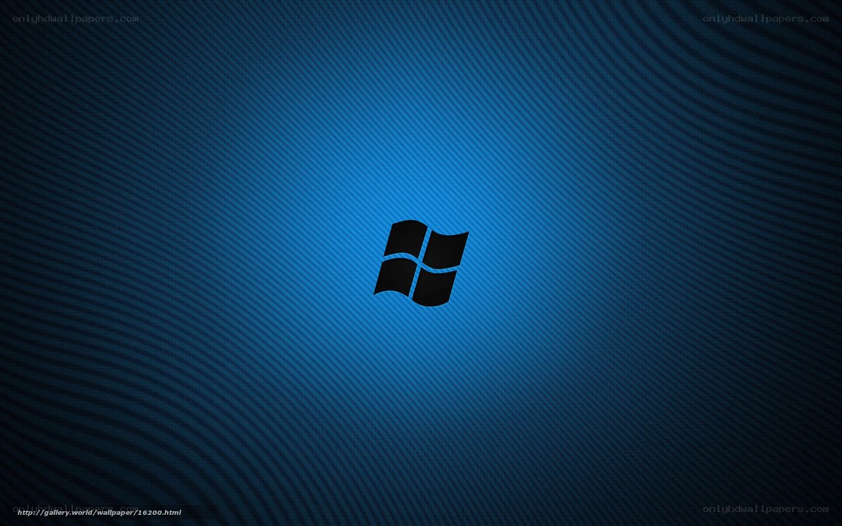 Windows logo on blue background