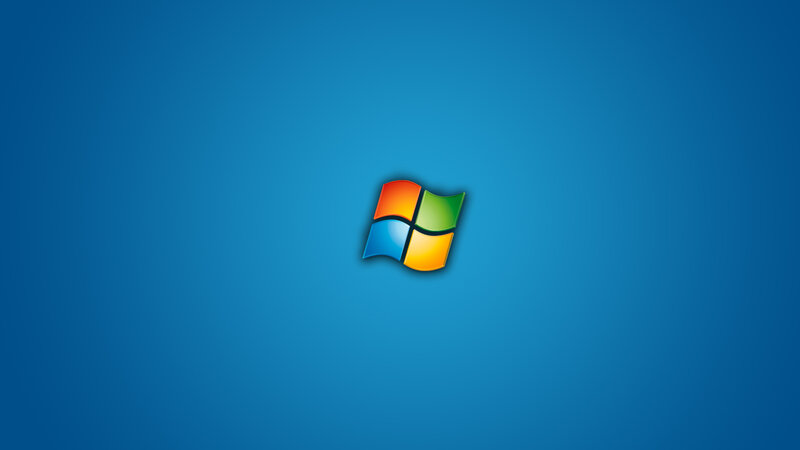 Windows Logo on Blue — Neutral