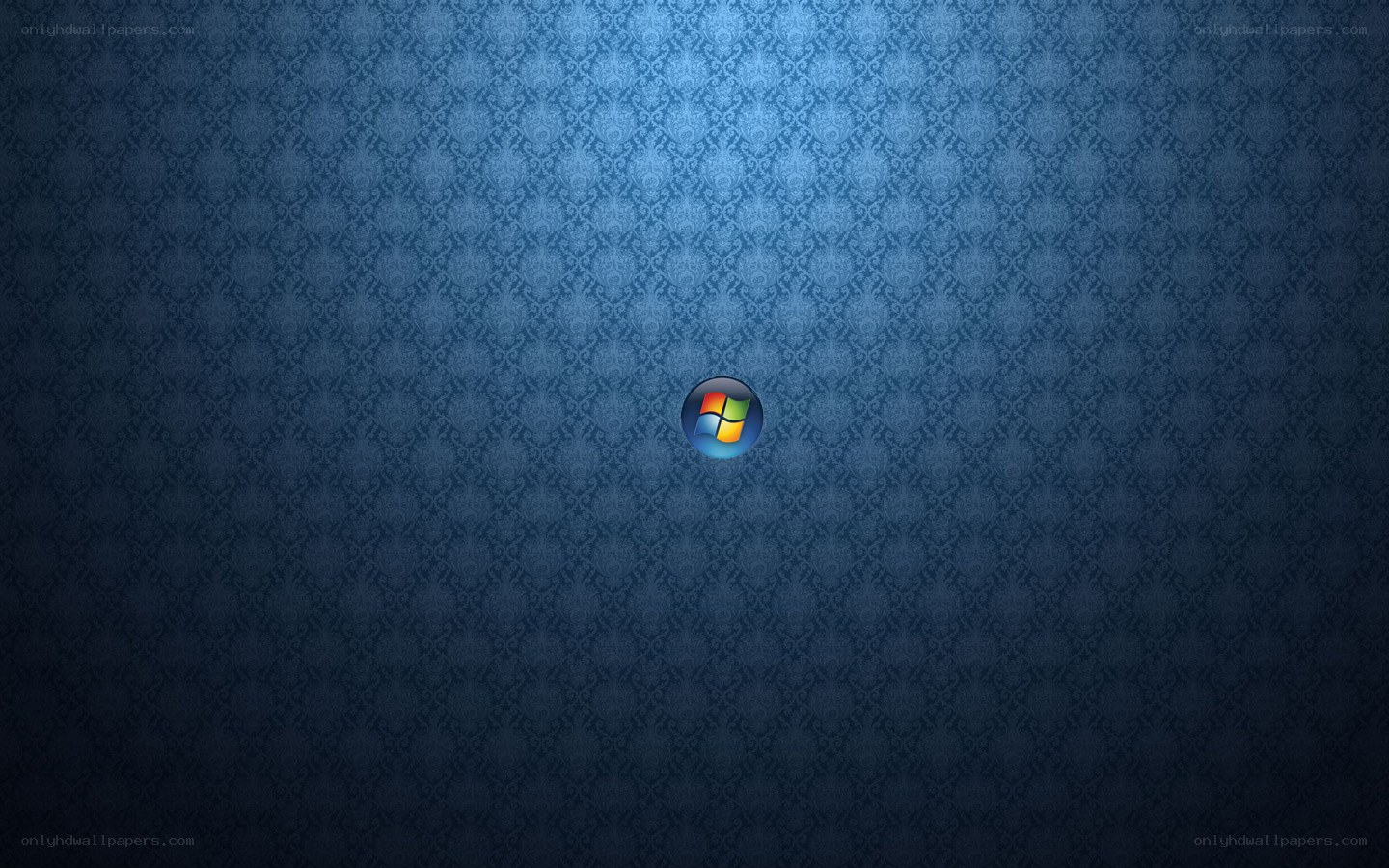 Windows logo on blue pattern
