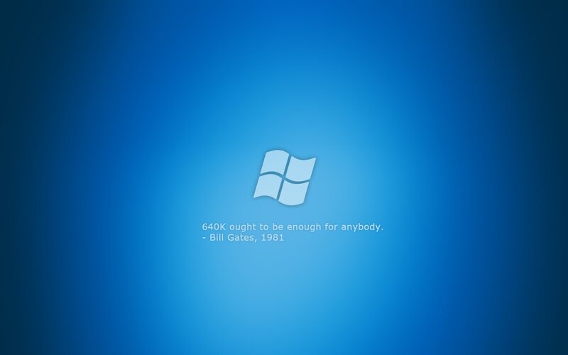 Windows Logo on Blue — Text