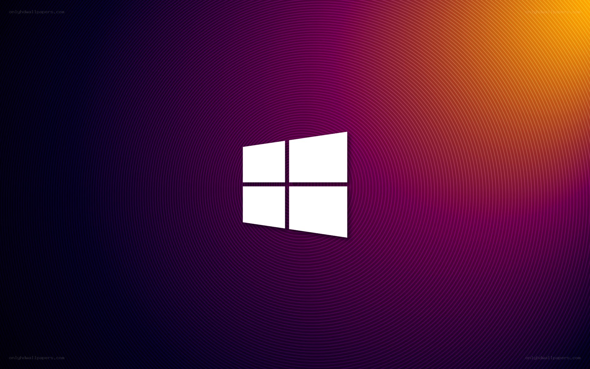 Windows logo on colorful background