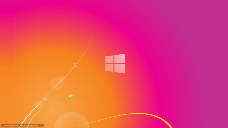 Windows logo on colorful gradient