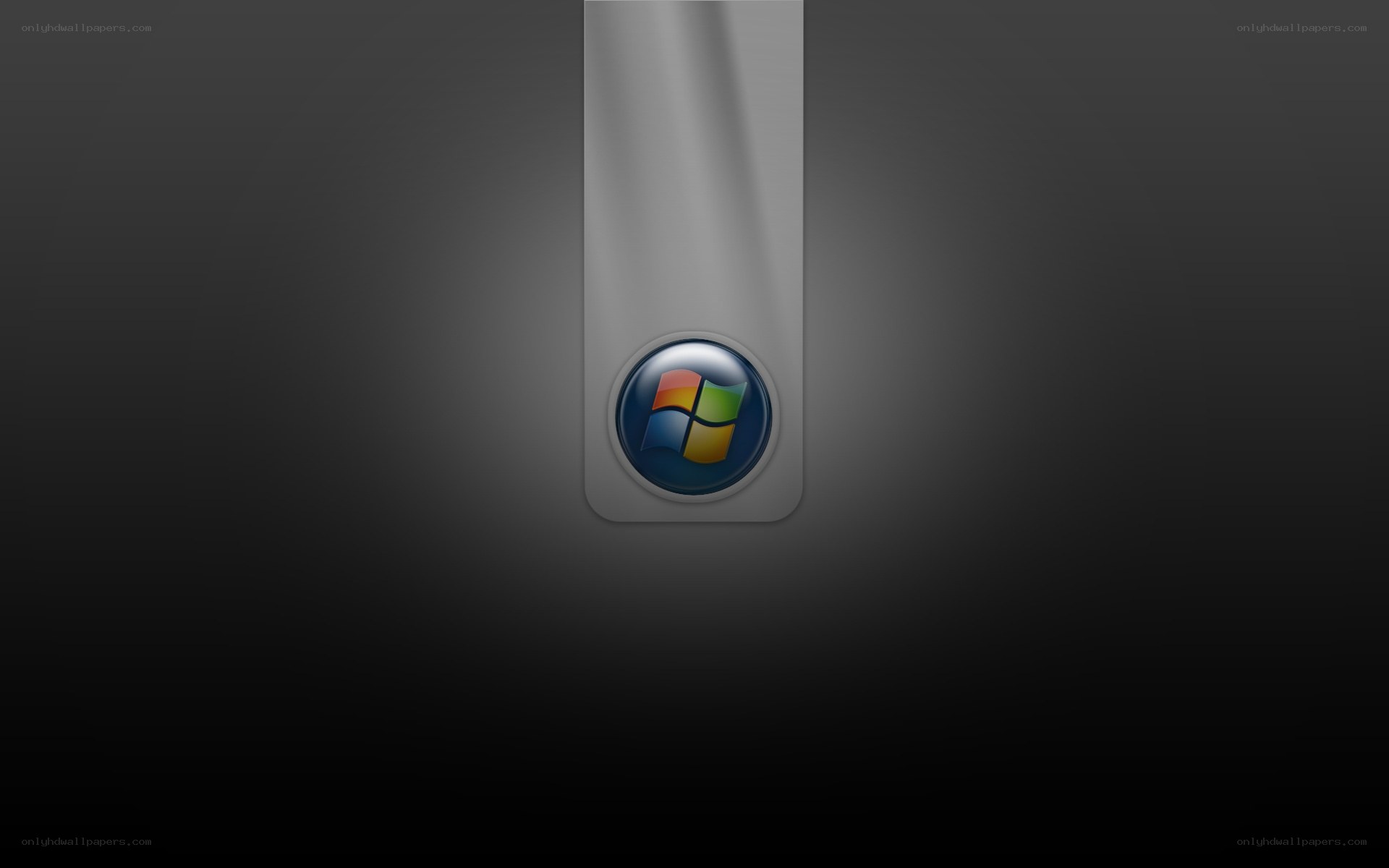 Windows logo on dark background