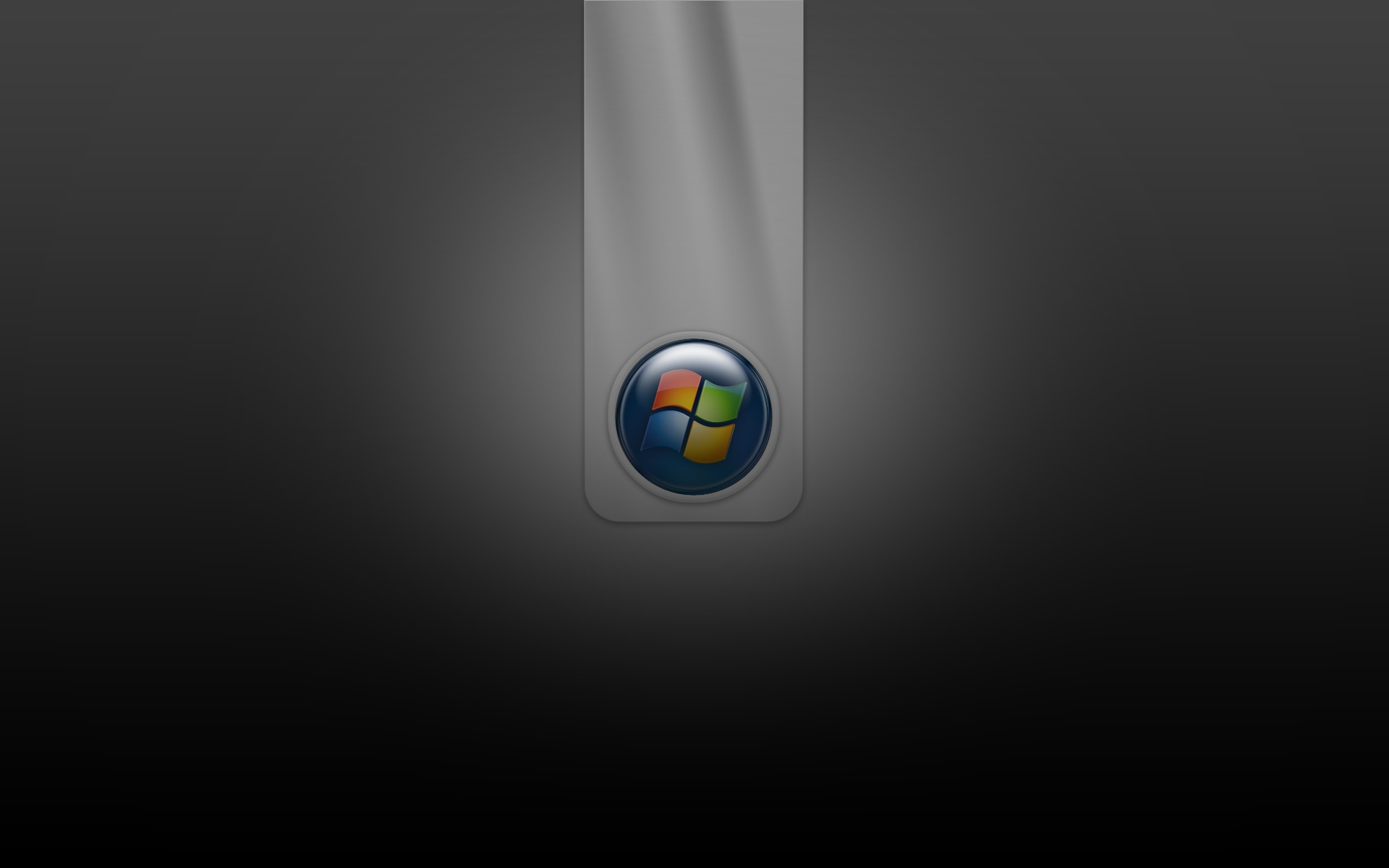Windows logo on dark background