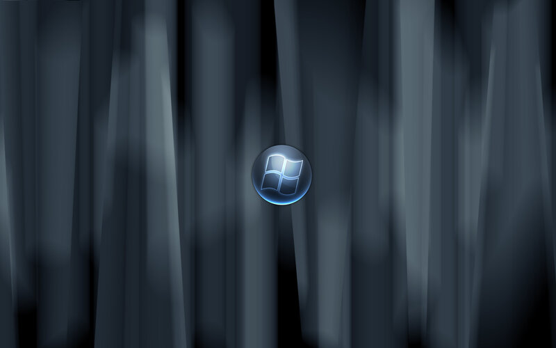 Windows logo on dark background