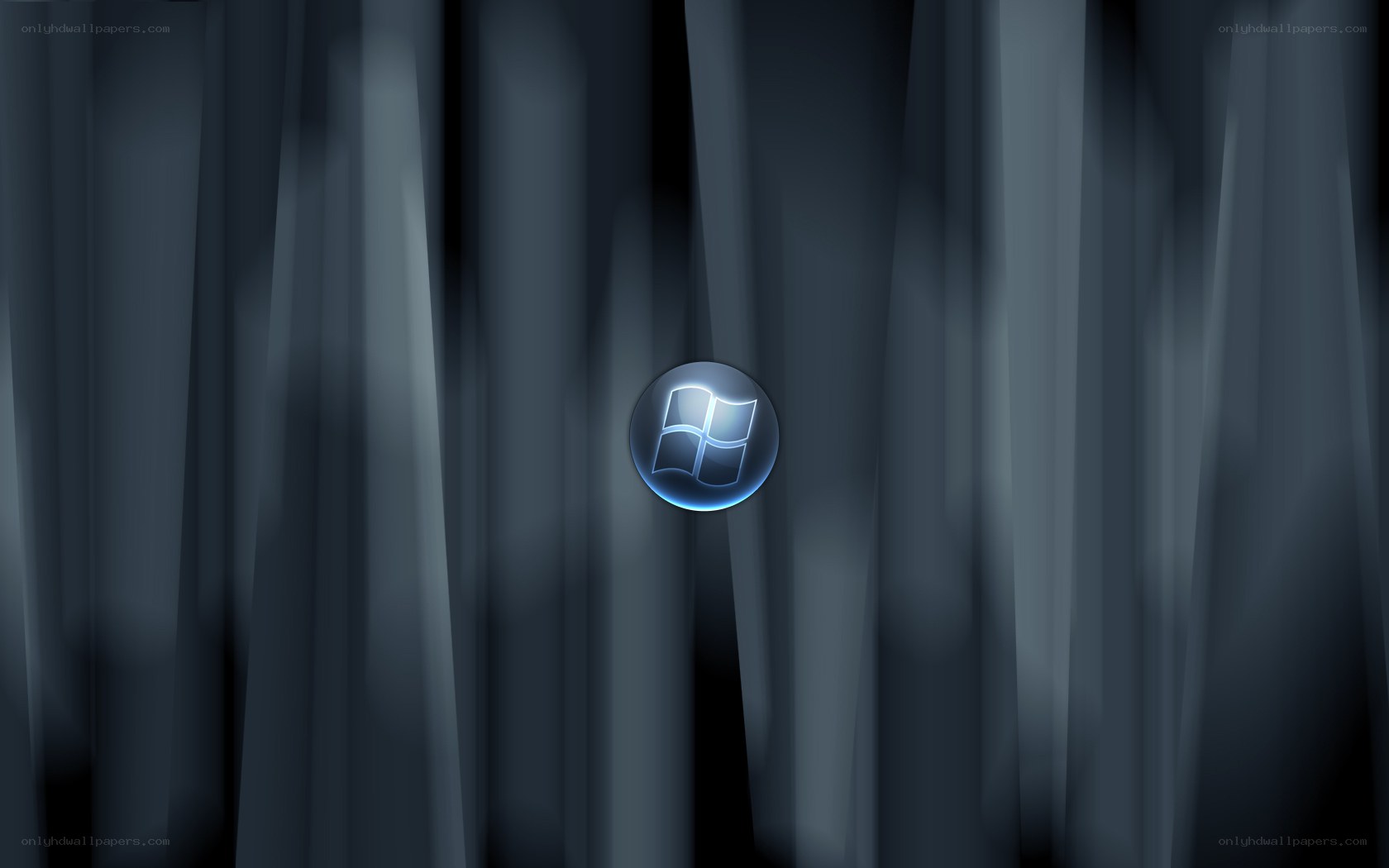 Windows logo on dark background