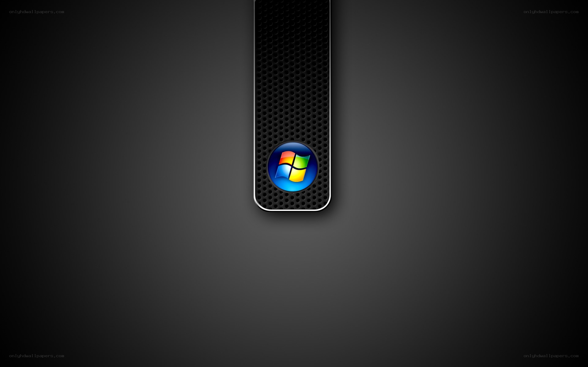 Windows logo on dark background
