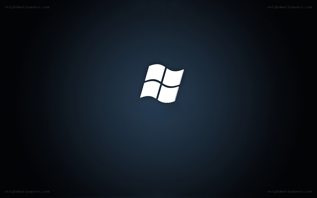 Windows logo on dark background