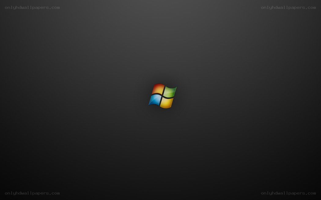Windows logo on dark background