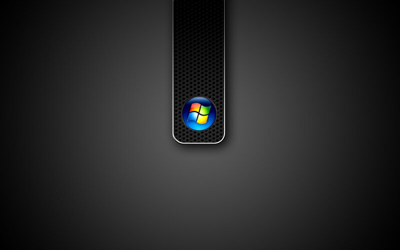 Windows logo on dark background