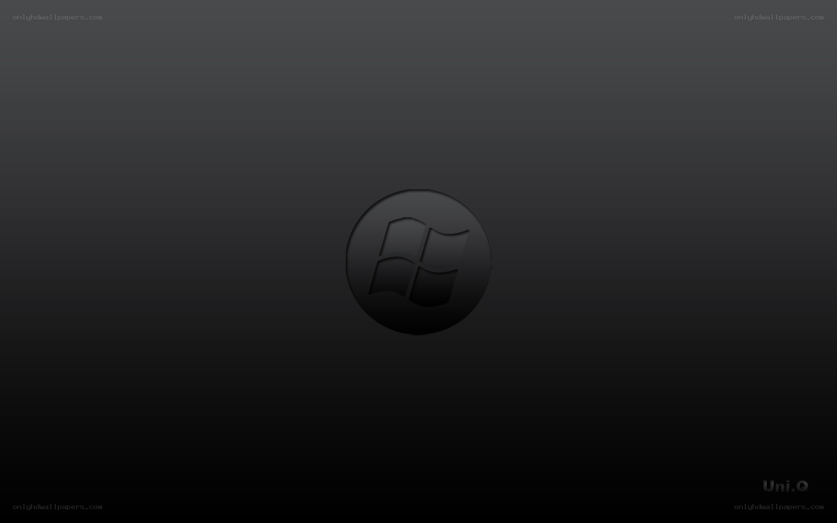 Windows logo on dark background
