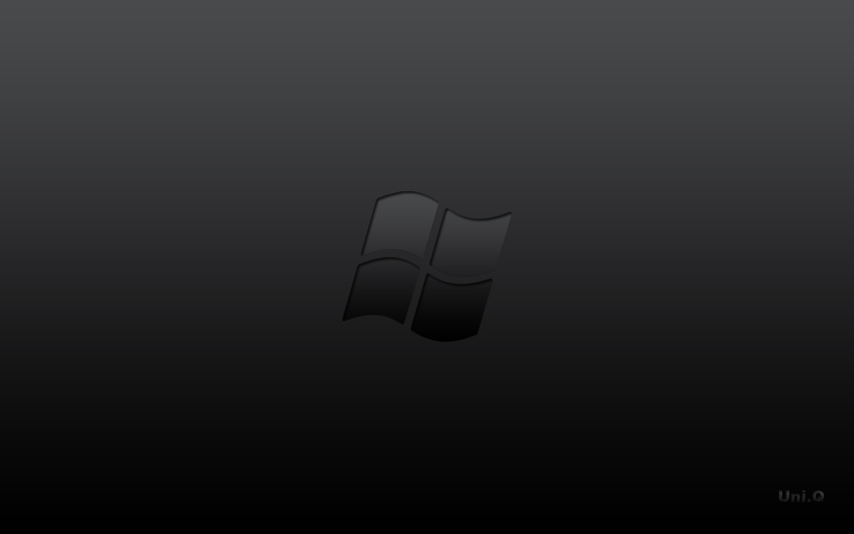 Windows logo on dark background