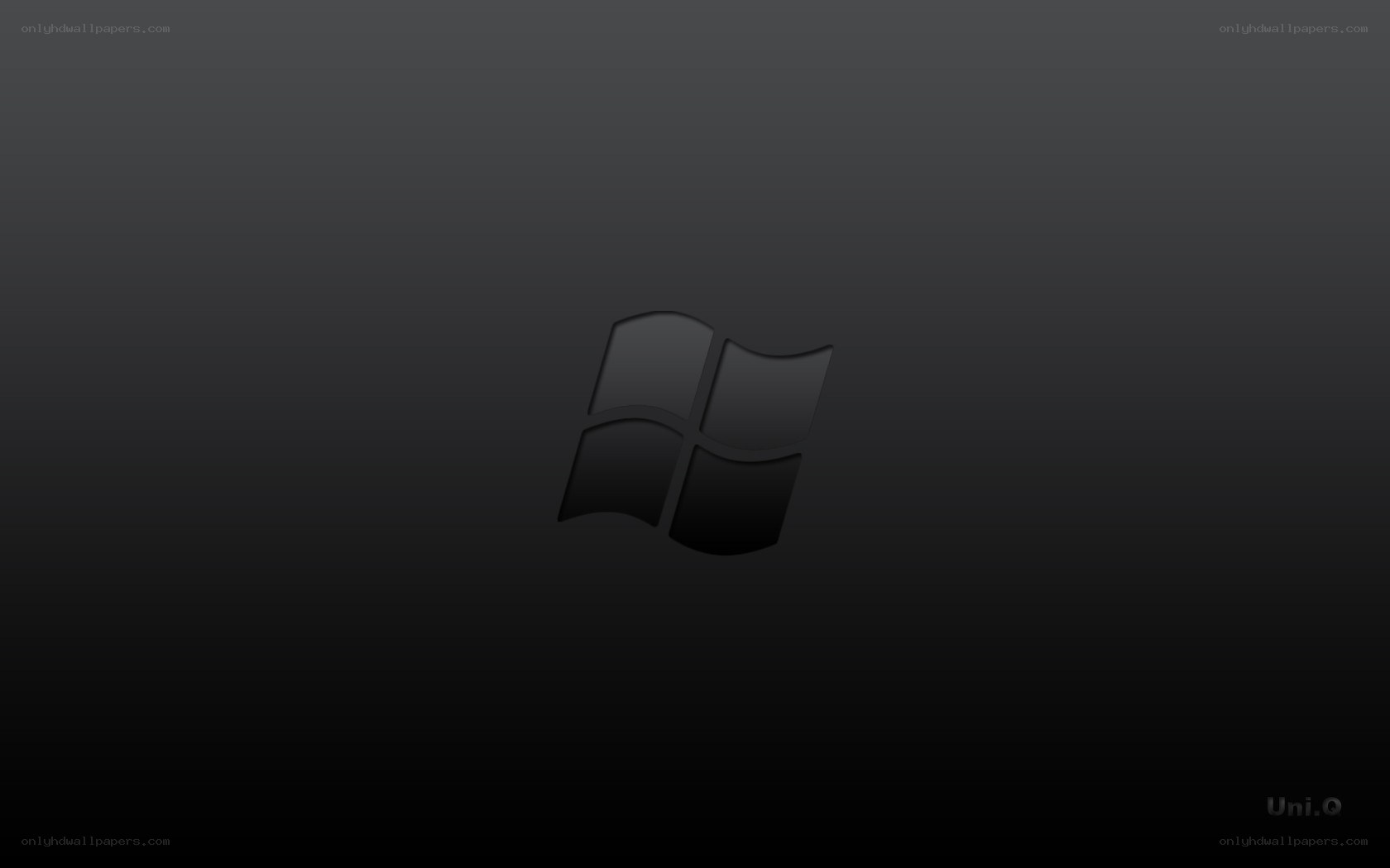 Windows logo on dark background