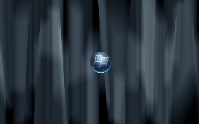 Windows logo on dark background