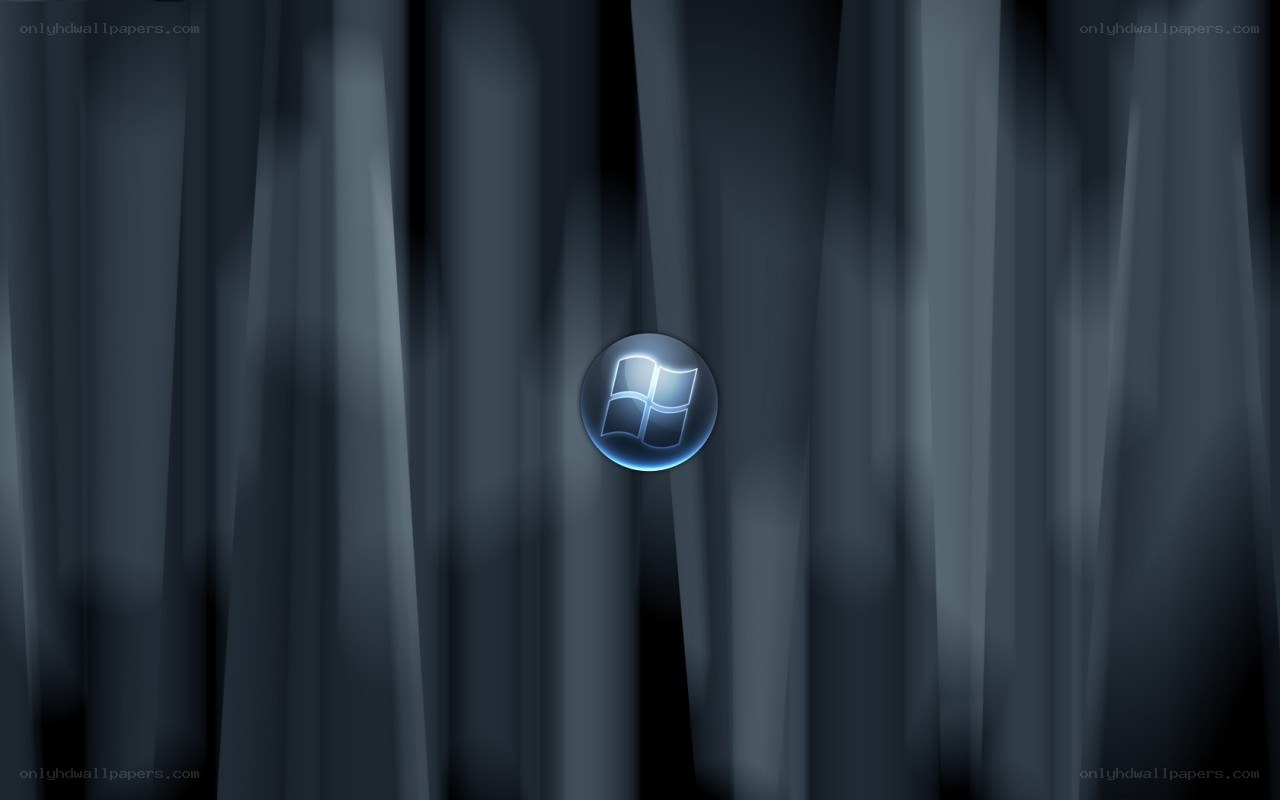 Windows logo on dark background