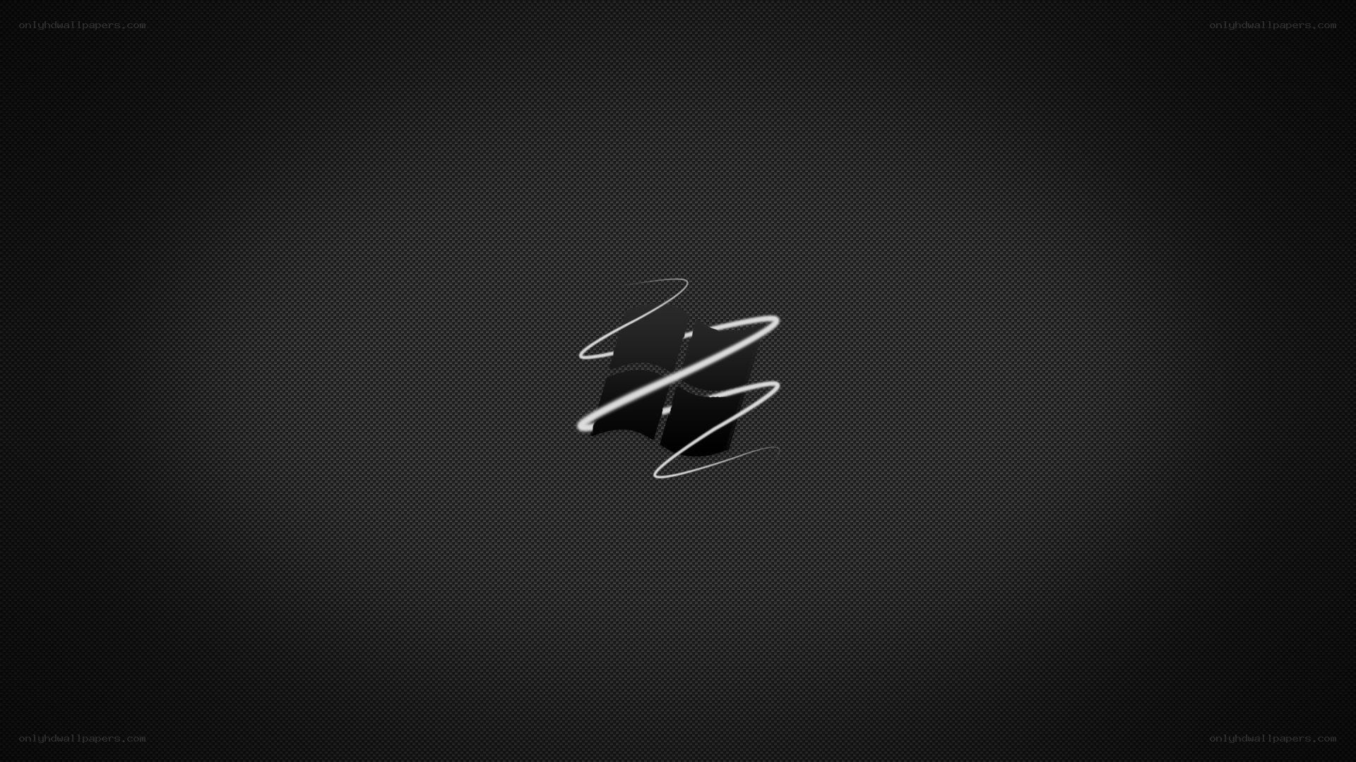 Windows logo on dark background