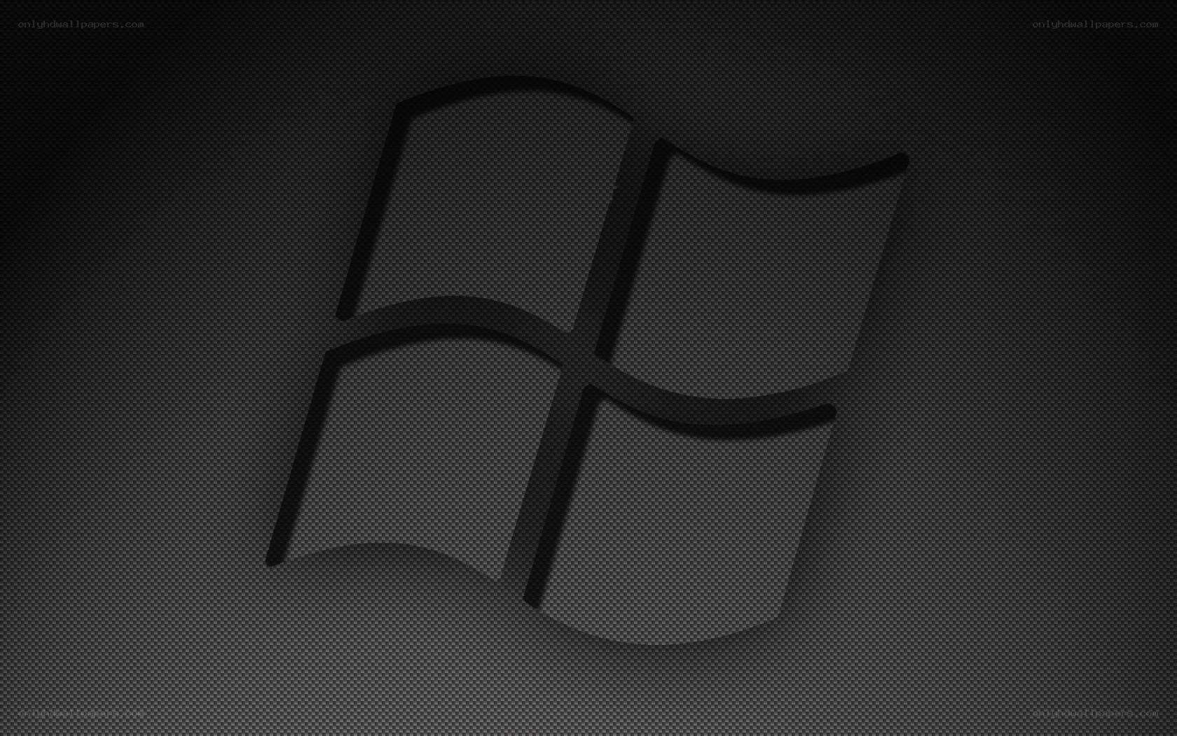 Windows logo on dark background