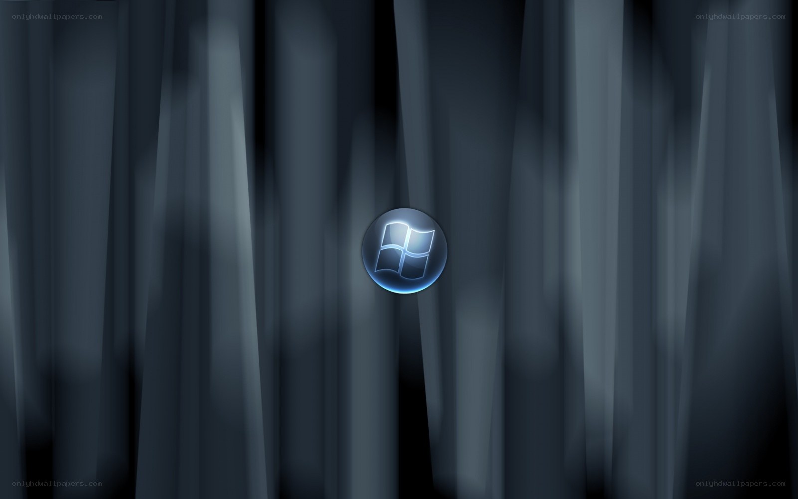 Windows logo on dark background