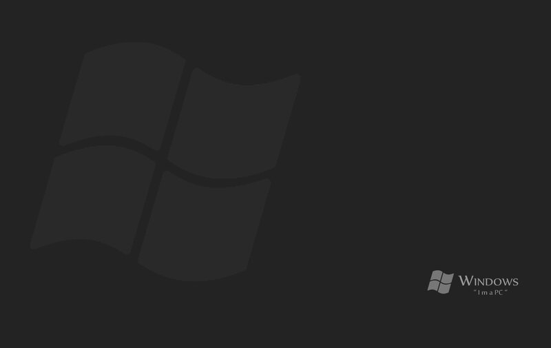 Windows logo on dark background