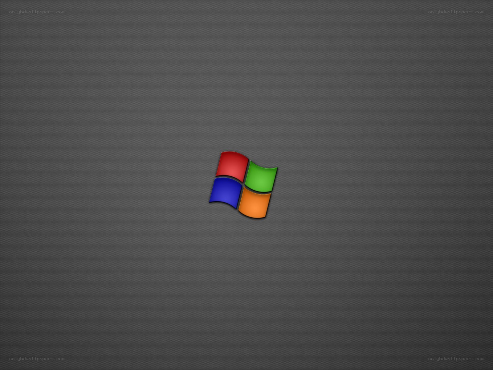 Windows logo on dark background