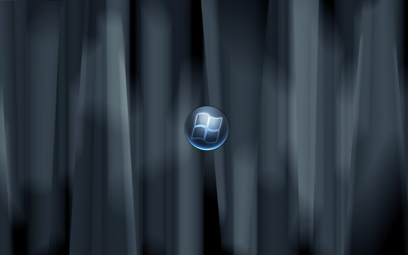 Windows logo on dark background