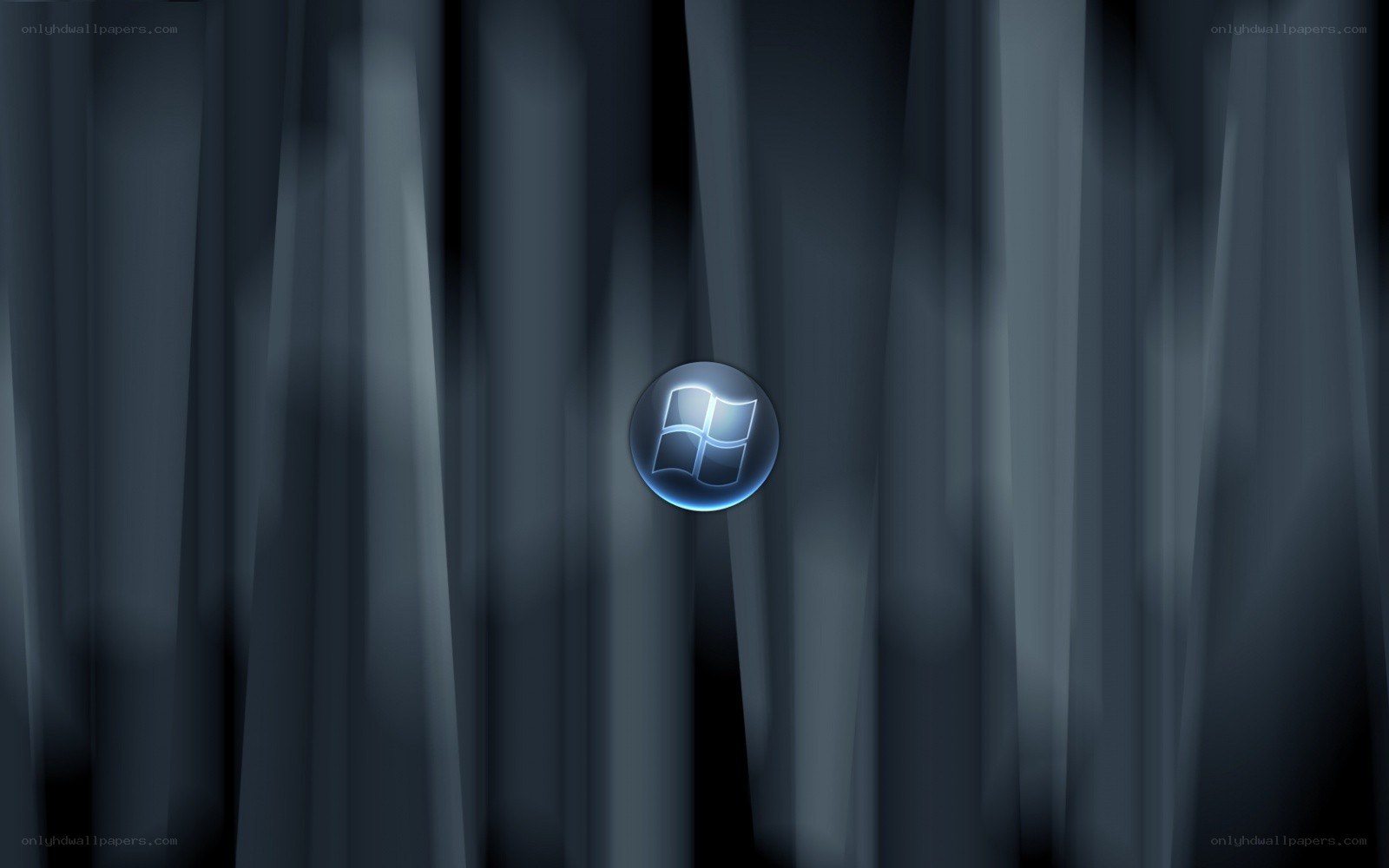 Windows logo on dark background
