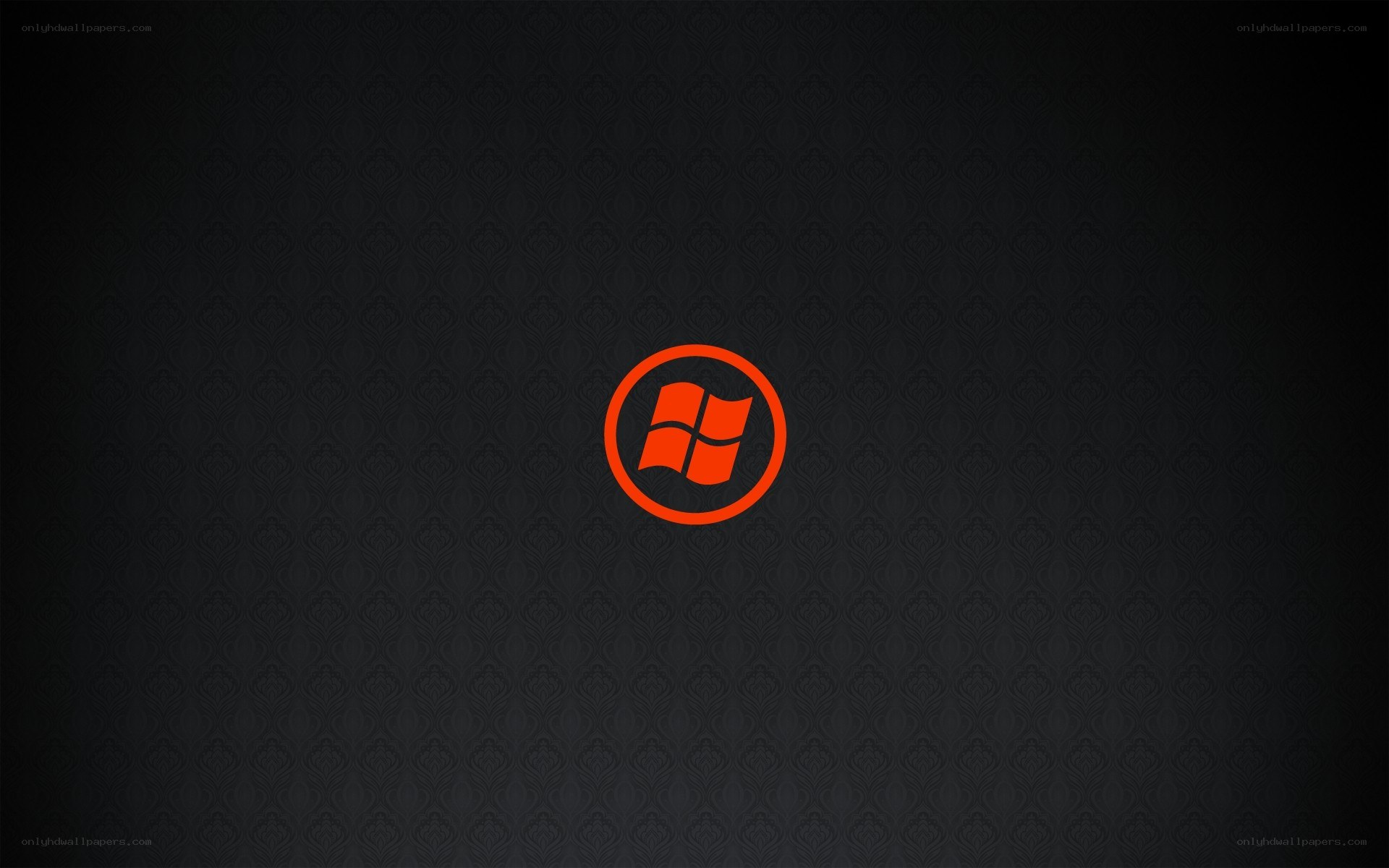 Windows logo on dark background