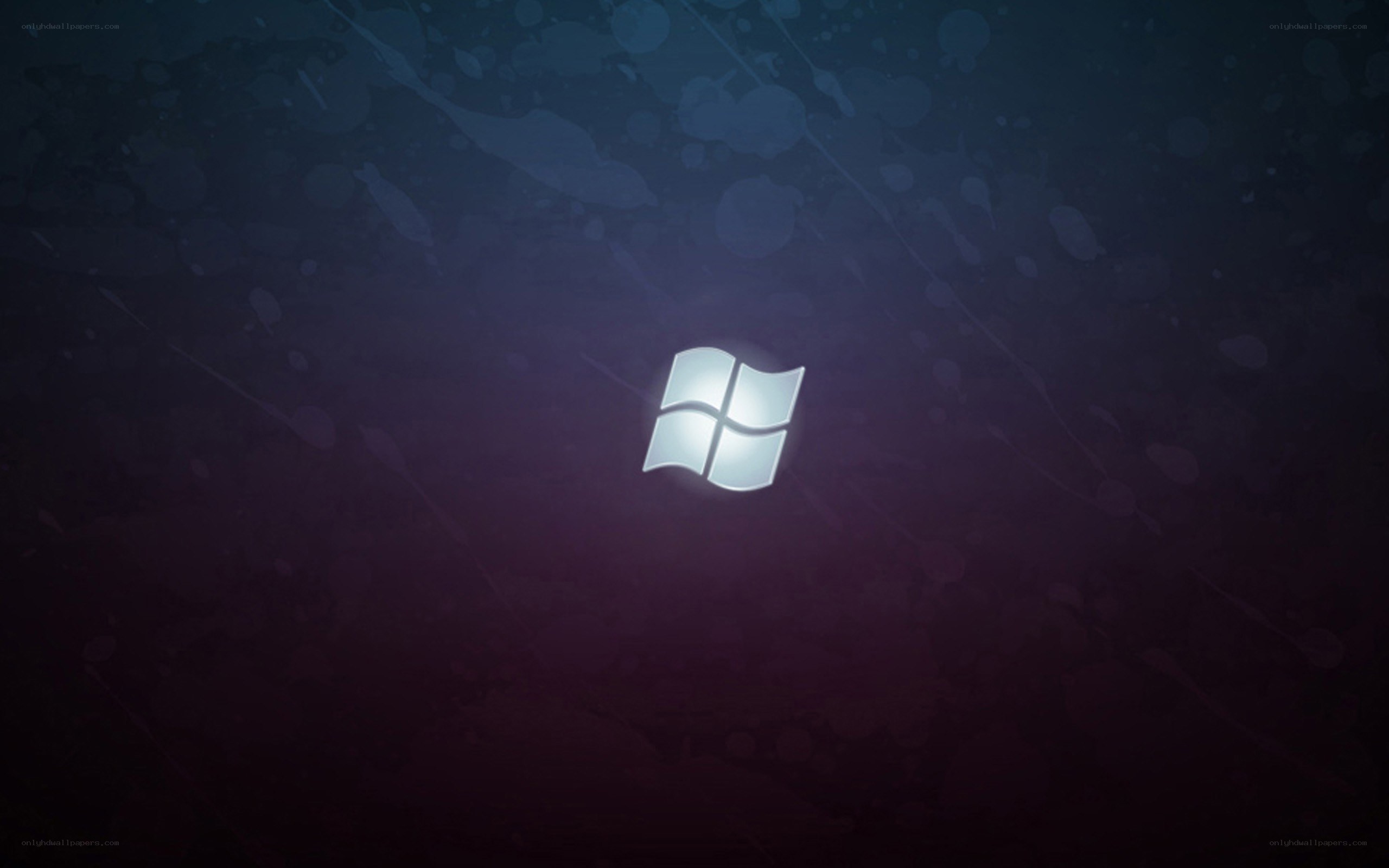 Windows logo on dark background