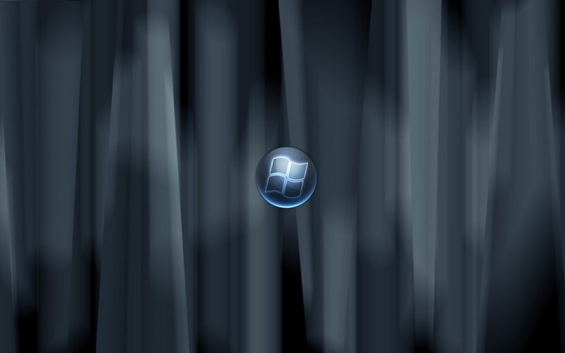 Windows logo on dark background