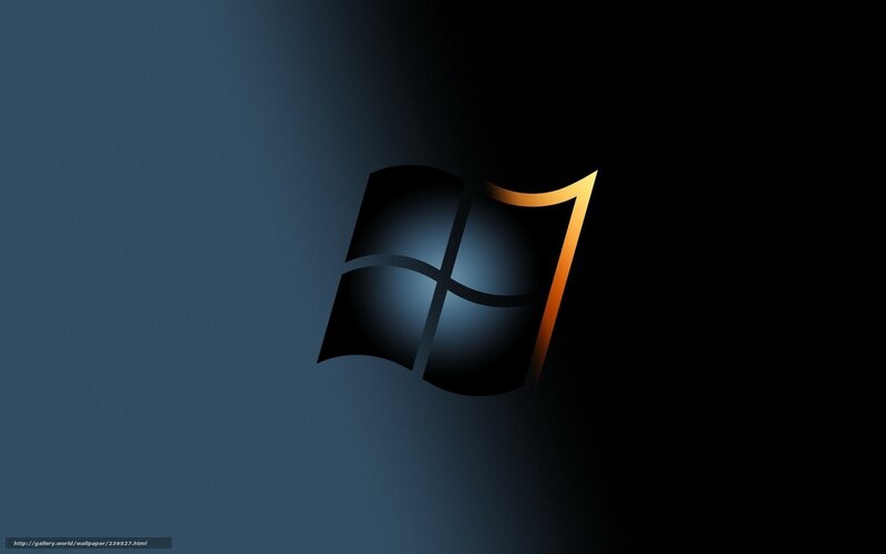 Windows logo on dark background