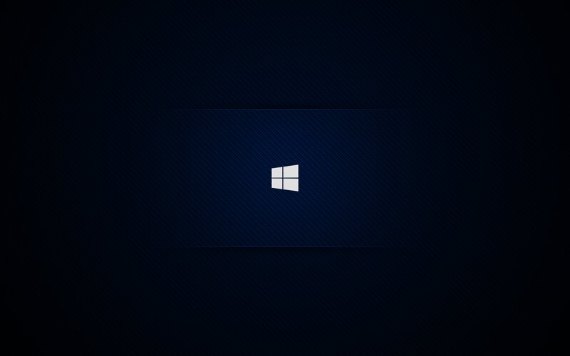 Windows Logo on Dark Background — Black, Dark, Sleek, Minimalist