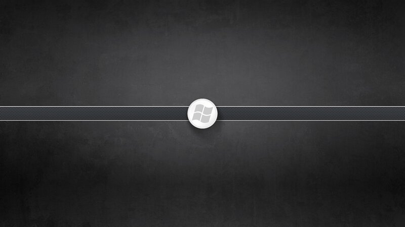 Windows Logo on Dark Background — Black, Neutral