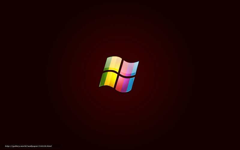 Windows logo on dark background