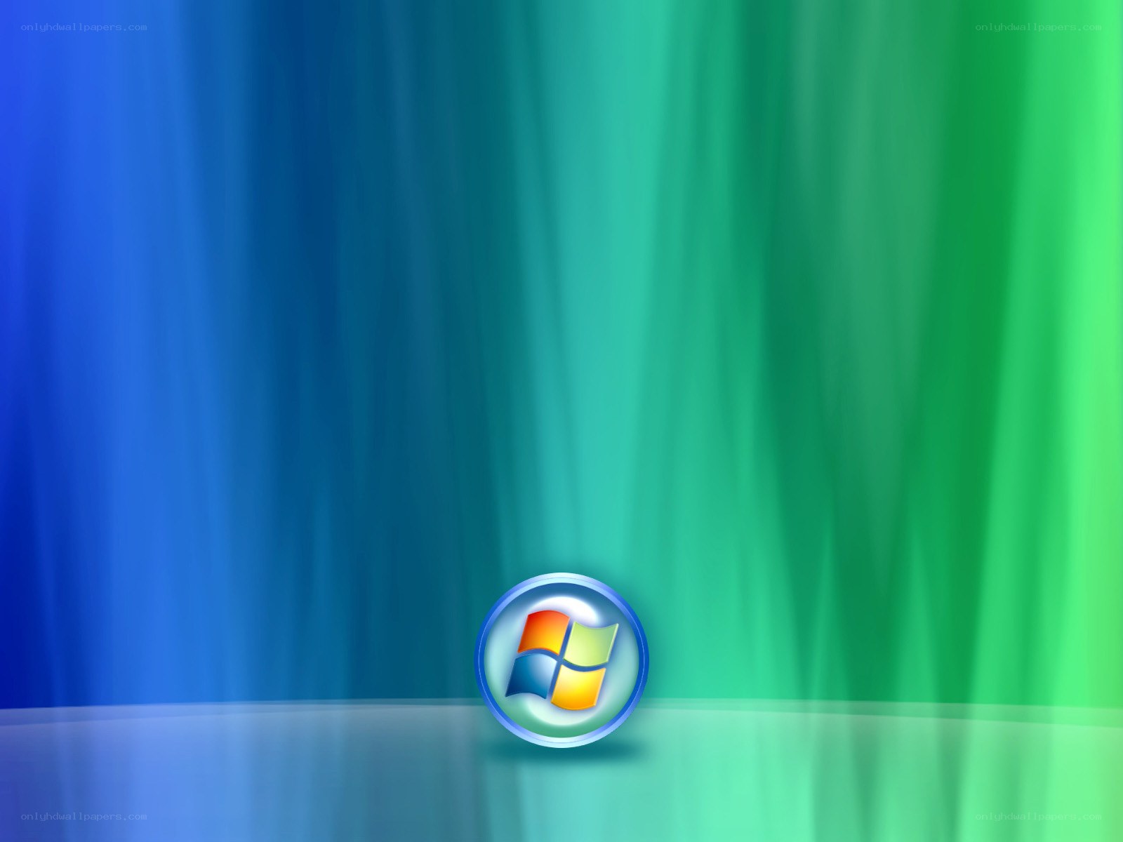 Windows logo on gradient background