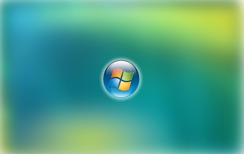 Windows logo on gradient background