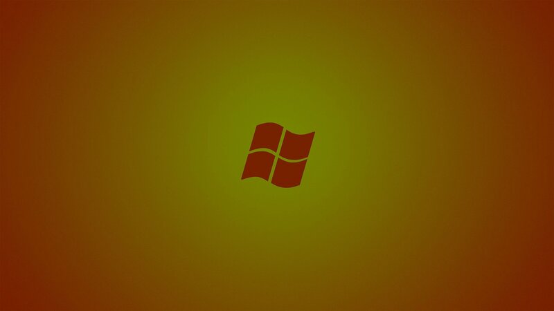 Windows logo on gradient background