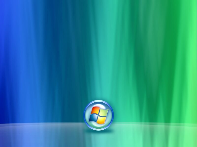 Windows Logo on Gradient — Blue, Calm, Digital Art, Gradient Background