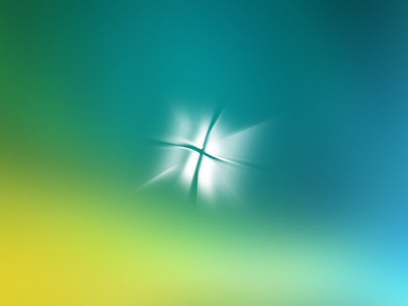 Windows Logo on Gradient — Calm