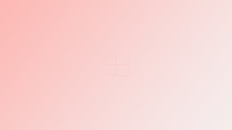 Windows Logo on Gradient — Pink, Neutral