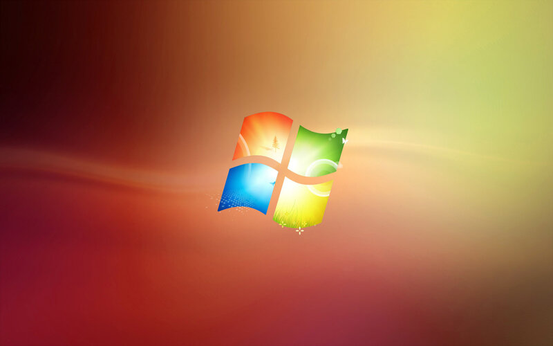 Windows Logo on Gradient