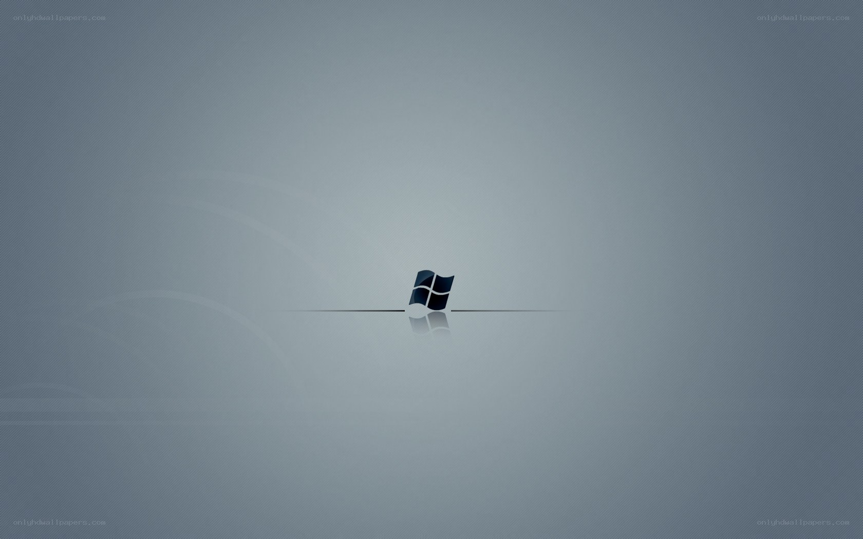 Windows logo on gray background