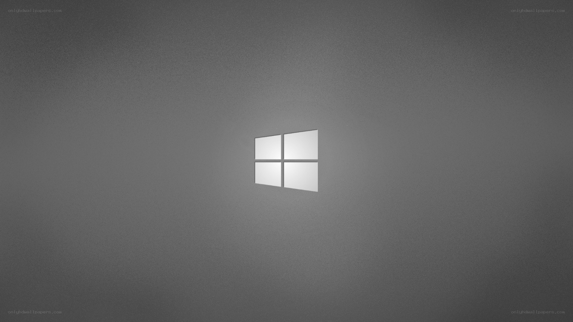Windows logo on gray background