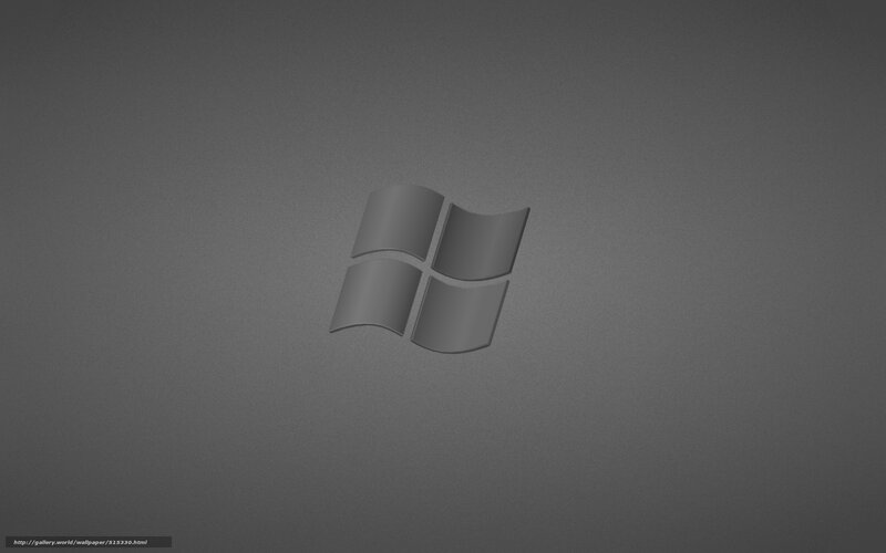 Windows logo on gray background